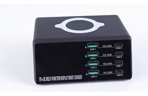 無線充電器 4PD+4QC多功能數(shù)顯快充